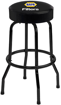 Black Frame Logo Bar Stool