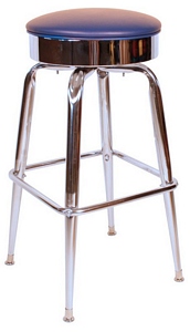 Retro Chrome Bar Stool