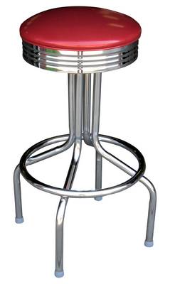 1671 Chrome Pan Swivel Bar Stool Chrome Bar Stool