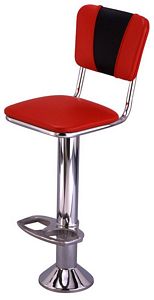 V Back Mounted Bar Stool