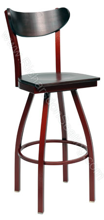 Restaurant Swivel Barstools Back Swivel Stools