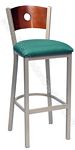 Upholstered Metal Stool