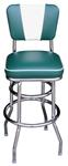 V Back Swivel Stool