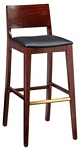 Half Back Bar Stool