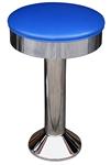 Flat Chrome Pan Stool