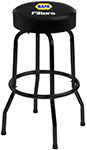 Black Frame Logo Bar Stool